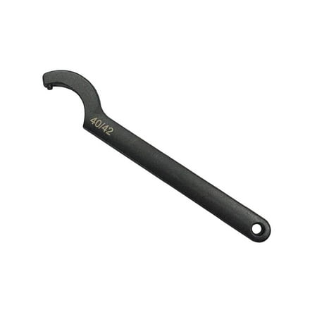 

C-Shape Spanner Wrench Hand Tool Hook Spanner Wrench - 40-42 (Black)