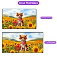 thumbnail image 5 of Vintage Toy Fox Terrier Says Hello Mother's Day Summer Sunflower Field Desk Mat Full Keyboard Mouse Pad Dog Lover Large Mousepad - 12005, 5 of 5