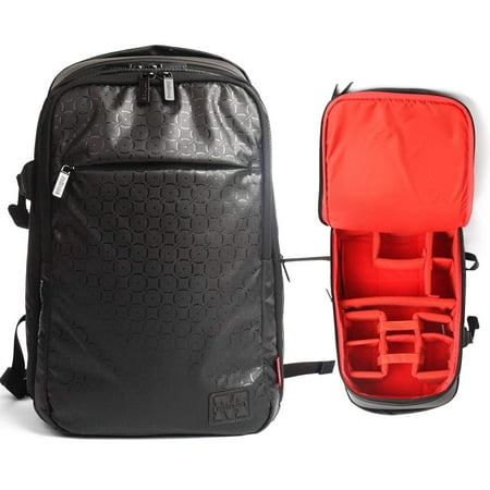 Zekar Fashion Camera Backpack With 15 6 Inch Laptop Compartment Rain Cover Lightweight Dslr Bag In
