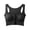 Black, variant on Stamzod Women's Bras No Underwire Front Closure T Shirt Bra Push Up Wireless Sports Bras for Women