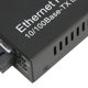 thumbnail image 3 of Fiber Optic Media Converter Tx1310nm SC Dual Fiber Single Mode 100Mbps Fiber Optic Transceiver Up To 25km RJ45 Port 100-240V EU Plug, 3 of 4