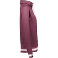 thumbnail image 5 of Holloway Sportswear 2XL Womens All-American Funnel Neck Pullover Maroon Heather/White 229763, 5 of 5