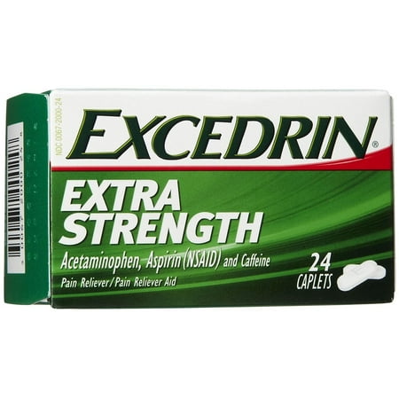 Excedrin Extra Strength for Headache Relief, Caplets, 24