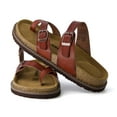 thumbnail image 6 of Cushionaire Pluto Cork Footbed Summer Sandals for Women 2025 Comfortable Slides with Adjustable Buckles, Toe Loop & Stitched Design – Stylish Slip On Women Footwear, 6 of 20