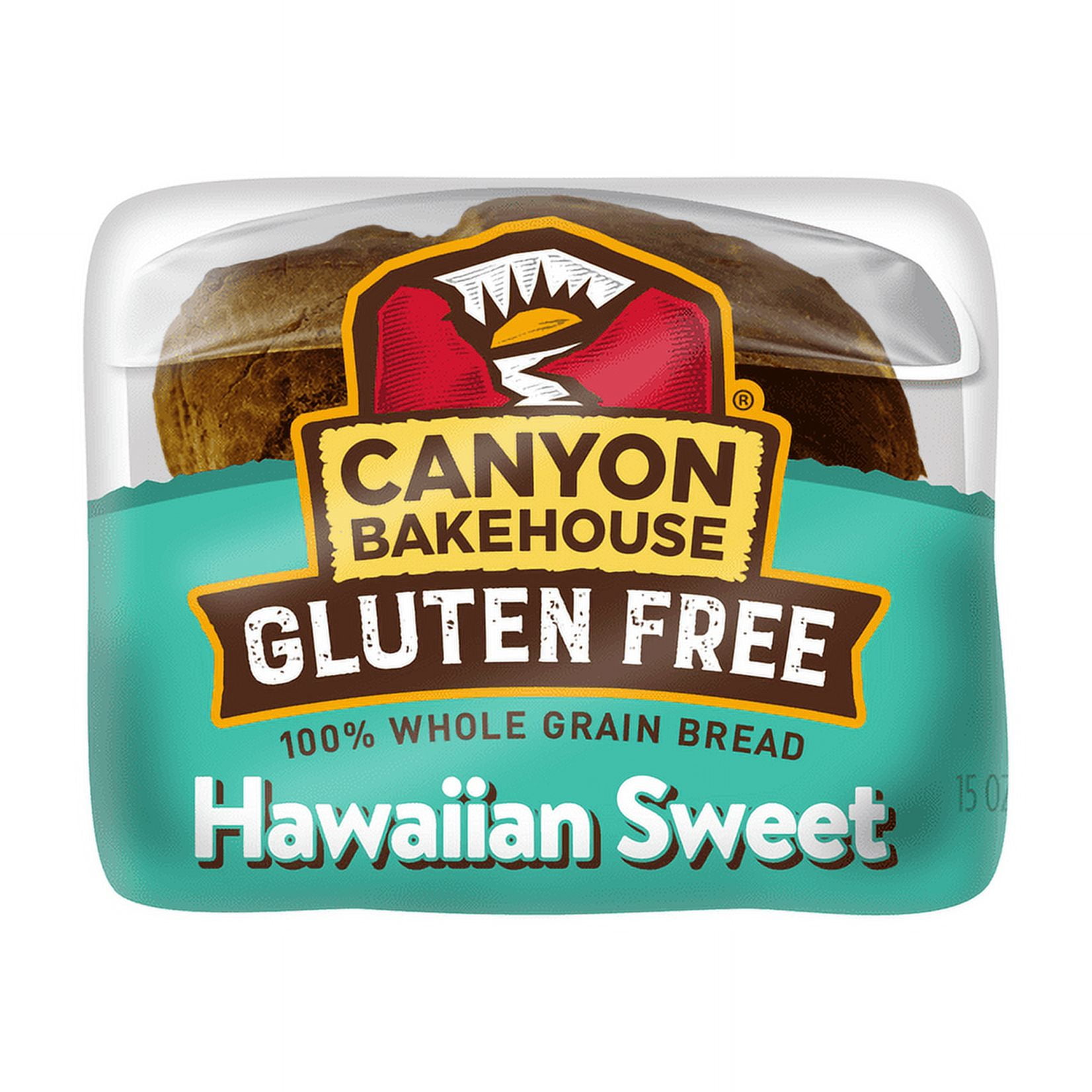 Canyon Bakehouse Hawaiian Sweet Gluten Free Bread, Fresh 15oz Loaf