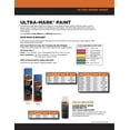 thumbnail image 4 of Keson SP20B Ultra-Mark Fluorescent Spray Paint, Blue, 20-Ounce, 4 of 4