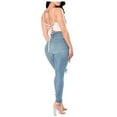 thumbnail image 4 of 50% Off Clear! asdoklhq Women's Plus Size Pants,Women Slim Washed Ripped Hole Gradient Long Jeans Denim Regular Pants, 4 of 8