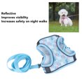 thumbnail image 3 of Pet Harness Leash Set, Breathable Dog Training Leash Mesh Breathable Dog Vest Harness Adjustable Pet Walking Harness With 1.5m Leash For Pet Outdoor Walking, 3 of 8