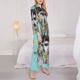 thumbnail image 3 of Lsque Husky With Dreamcatcher Pattern Long Sleeve Pajama Set for Women - Soft 2-Piece Sleepwear and Loungewear Set with Pockets, Comfy Nightwear-X-Large, 3 of 7