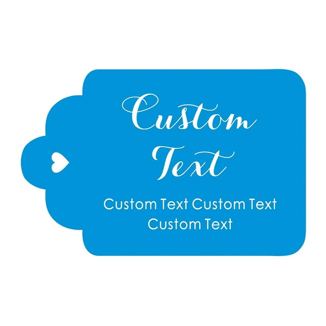 100 PCS Personalized Paper Hang Tags Made Any Text Custom Tags Wedding Favor Gifts