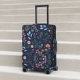 thumbnail image 2 of Lsque Colorful Flowers Printed Luggage Cover, Travel Luggage Protector,Scratch and Dirt Resistant, Fits 18-32 Inch Luggage - Large, 2 of 9