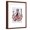 Brown Frame, variant on Art.com Octopus Fabulous French Chef Art Print by Fab Funky, 12" x 16"