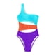 thumbnail image 4 of Conjunto de traje de baño de Bikini calado todo en uno cómodo sin espalda con empalme de Color sólido para mujer con estilo OAVQHLG3B Store  lin121212, 4 of 4