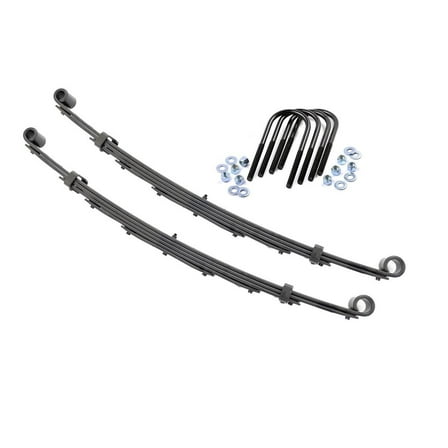 Rough Country 4" Front Leaf Springs for 69-72 GMC Half-Ton Suburban - 8001Kit Fits select: 1969-1972 CHEVROLET K10, 1969-1972 CHEVROLET K20