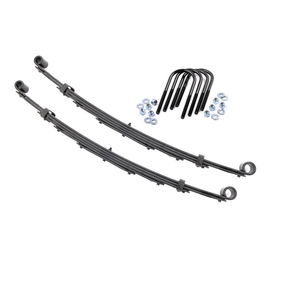 Rough Country 4" Front Leaf Springs for 69-72 GMC Half-Ton Suburban - 8001Kit Fits select: 1969-1972 CHEVROLET K10, 1969-1972 CHEVROLET K20