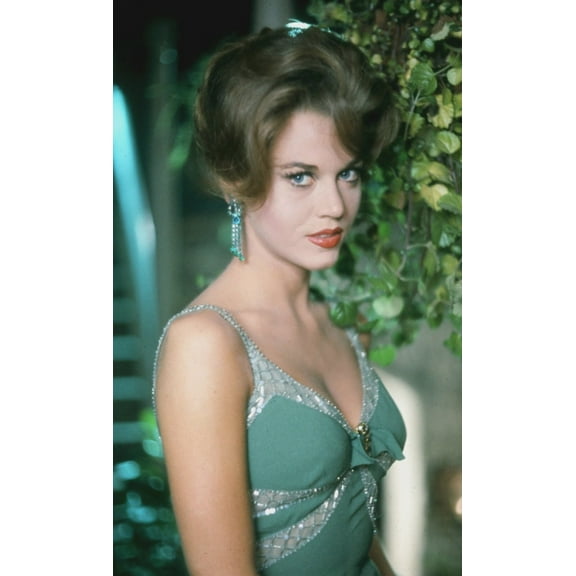 Jane Fonda - Green and Silver Dress Photo Print (8 x 10)
