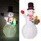 thumbnail image 4 of Muñeco de nieve inflable, muñeco de nieve inflable de 1,5 m de altura Decoraciones navideñas Muñeco de nieve inflable Muñeco de nieve navideño con luz LED Diseño revolucionario, 4 of 9