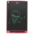 thumbnail image 1 of Tableta de escritura LCD digital de 8,5 pulgadas Bloc de dibujo ultrafino con bolígrafo (rojo), 1 of 5