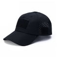 thumbnail image 2 of Tactical Baseball Cap with Laser Cut Mesh and Patch Panel for Outdoor Sports Adjustable Perfect for Daily Commuting Outdoor Sports Baseball Breathable Fishing, 2 of 7