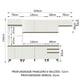 thumbnail image 3 of Cocina Integral Completa Modular Madesa Reims 320cm BB 01, 3 of 5