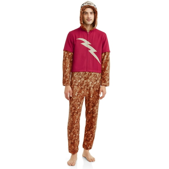 Men's Lightning Slow Onesie Fleece Union Suit
