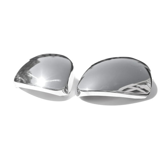 Side Mirror Cover Caps for VW Tiguan 2009-2017, Stainless Steel Silver, 2 Pcs