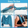 thumbnail image 3 of Toalla refrescante 4 piezas YESLIFE 102 x 30 cm para gimnasio y entrenamiento, 3 of 9
