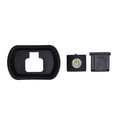 thumbnail image 1 of Camera Eyecup Set, ABS and Silicone Camera Viewfinder Eyepiece Eye Cup Set Easy Installation  for Outdoor, 1 of 7