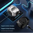 thumbnail image 3 of Full-Body Armor PC Case for Apple AirPods 4th Generation with Carabiner Clip (white,CaseCore Case for AirPods 4), 3 of 5