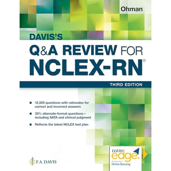 Pre-Owned Davis's Q&A Review for NCLEX-RNÃ‚Â® Paperback