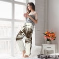 thumbnail image 6 of Picia Cow 1 Womens Soft Woven Cotton Elastic Waistband Sleep Pajama Pant Lounge Sleep Pant With Pockets And Drawstring-Small, 6 of 9
