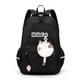 thumbnail image 2 of Mochila de nailon para campus, bolso de hombro de dibujos animados duradero, regalos para niños (negro), 2 of 6