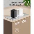 thumbnail image 3 of Anker Cargador USB-C 47 W, Cargador 523 (Nano 3), Cargador rápido GAN Compacto de 2 Puertos para iPh, 3 of 6