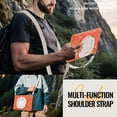 thumbnail image 7 of Case for Samsung Galaxy Tab A11+ 11 inch, 360 Degree Rotating Hand Grip Shockproof Cover with Shoulder Strap, Coral Orange, 7 of 7