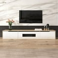 thumbnail image 4 of TV Stand with High-gloss Look & Unique Door - 16 Color LED Lighting & Versatile Mounting, 4 of 26