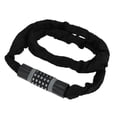thumbnail image 1 of Candado de cadena de seguridad para bicicleta Unique Bargains, candado de combinación reiniciable de 5 dígitos, 1 pieza, negro y gris, 1 pieza, 1 of 6