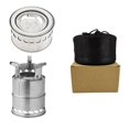 thumbnail image 3 of Coofit Stainless Steel Camping Stove Set Portable Burning Stove Backpacking Stove, 3 of 10