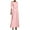 Pink, variant on Women Dresses Solid Color Wedding Guest Dresses for Women Casual 3/4 Length Sleeve Fall Dress Trendy off the Shoulder Tunic Prom Dress L