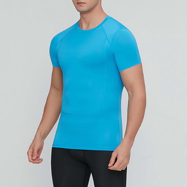 pstuiky camisetas de hombre, Camisa informal de manga corta con solapa y medio botón para hombre ropa de hombre l