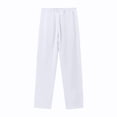 thumbnail image 7 of ADSSDQ Mens Tear Away Basketball Pants High Split Snap Button Post-Surgery Sweatpants Open Bottom Breakaway Sweat Pants White L, 7 of 7