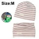 thumbnail image 1 of Conjunto de gorro y bufanda de lazo para bebés, niños y niñas, gorros tejidos de algodón suave para niños, gorro y bufandas con cuello para niños pequeños, 1 of 8