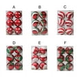 thumbnail image 7 of Clearance! 6pcs Christmas Balls Ornaments Shatterproof Christmas Tree Ornament Xmas Trees Decorations B, 7 of 7