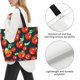 thumbnail image 3 of Fotbe Tomatoes Bolsa Tote Estética de Lona con Estampado para Mujer - Bolsa Reutilizable de Hombro Casual para Vacaciones, Compras, Trabajo y Gimnasio, 3 of 8
