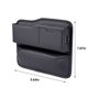 thumbnail image 3 of Organizador de asiento de coche de cuero con agujero para cargar el teléfono • Caja de almacenamiento para los huecos entre asientos • Previene la pérdida de objetos • Marrón, 3 of 7