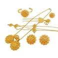 thumbnail image 3 of Conjuntos De Joyas Africanas Perfecl 6 Uds Collar Horquilla Brazaletes Pendientes, 3 of 8