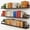 Black, variant on Harwaya Large Floating Shelves for Wall 48 Inches Long Set of 3, Rustic Wood Wall Bookshelf for Living Room Bedroom Books, Heavy Duty Hanging Storage Shelf for Laundry Room (Dark Brown)