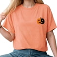thumbnail image 5 of Godom Halloween Ghost T Shirt Women Funny Pumpkin Printed Cute T Shirts Short Sleeve Fall Season Tees, 5 of 7