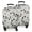 Bulldog Dog, variant on Corgi Dog and Flower Florals Luggage Cover Fashion Suitcase Cover Baggage Covers Fit 25-28 Inch Luggage (Go Travel)