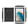 thumbnail image 3 of Dteck Case for Samsung Galaxy Tab A8 10.5 inch X200 X205 (2022),Shockproof Rubber Case Heavy Duty Silicone Rugged Kickstand Protective Cover,Black, 3 of 8
