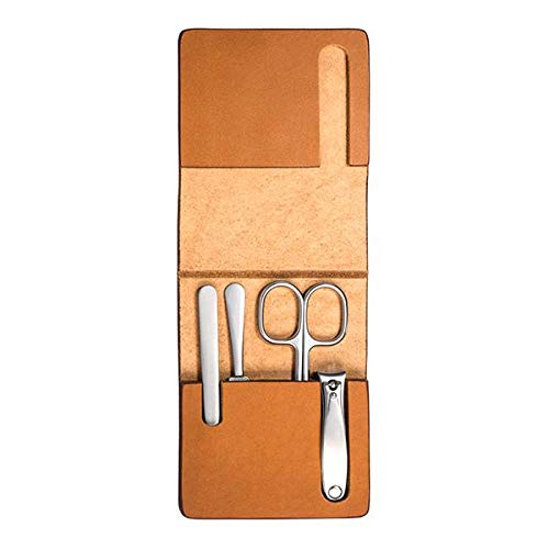 MÜHLE TRAVEL Manicure Set in Cowhide Case - Luxurios Travel Kit